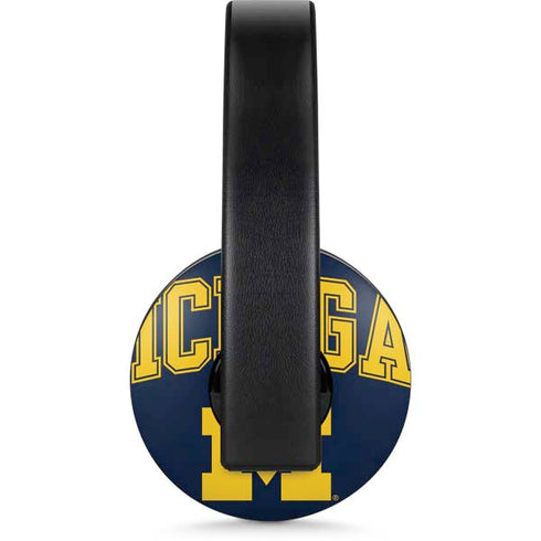 University of Michigan M Logo PlayStation 4 Gold Wireless Headset Skin