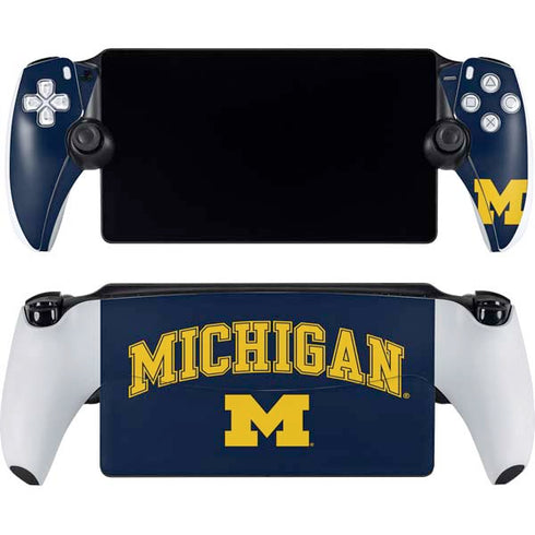 University of Michigan M PlayStation Portal Remote Player Skin