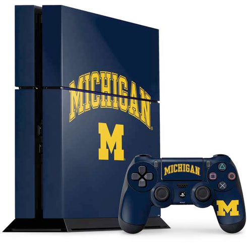 Michigan M PS4 Console and Controller Bundle Skin