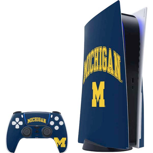 University of Michigan M Logo PS5 Bundle Skin