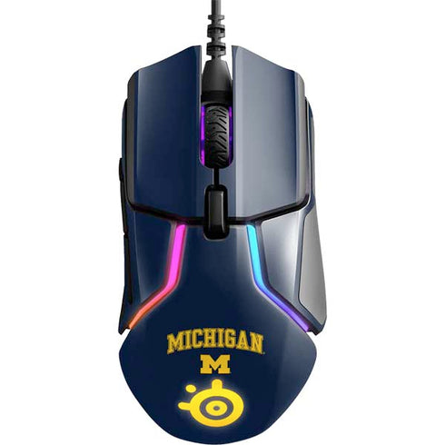 University of Michigan M Logo SteelSeries Rival 600 Gaming Mouse Skin