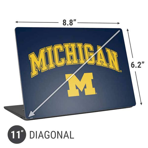 University of Michigan M Logo Universal Laptop 11in (8.8 x 6.2in) Skin