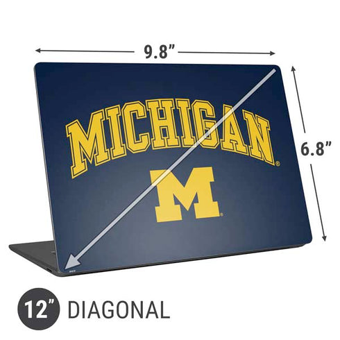 University of Michigan M Logo Universal Laptop 12in (9.8 x 6.8in) Skin
