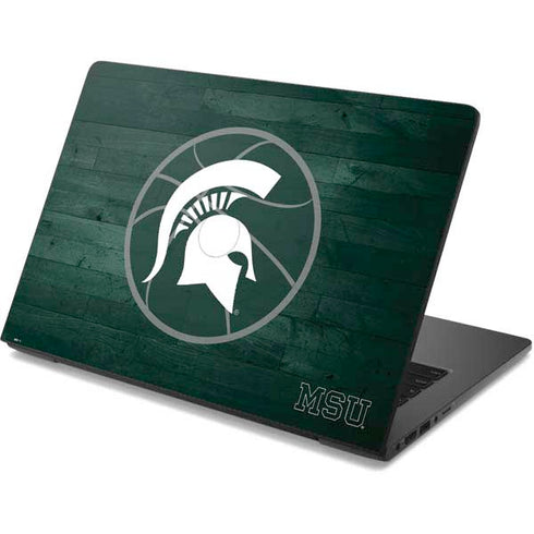 Michigan State University Basketball Courtside Dell Chromebook Skin