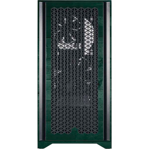Michigan State University Basketball Courtside Corsair 4000D Tempered Glass Mid-Tower ATX Case Skin