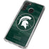 Michigan State University Basketball Courtside Galaxy A21 Clear Case