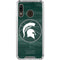 Michigan State University Basketball Courtside Galaxy A30 Clear Case
