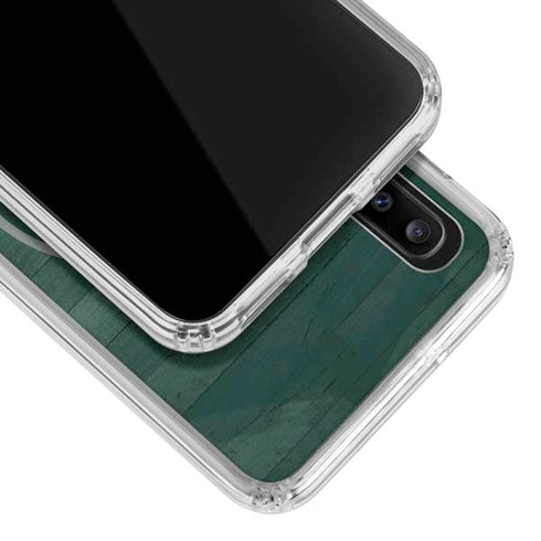 Michigan State University Basketball Courtside Galaxy A30 Clear Case