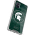 Michigan State University Basketball Courtside Galaxy A71 5G Clear Case
