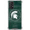 Michigan State University Basketball Courtside Galaxy A72 5G Clear Case