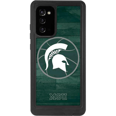 Michigan State University Basketball Courtside Galaxy Note20 5G Waterproof Case