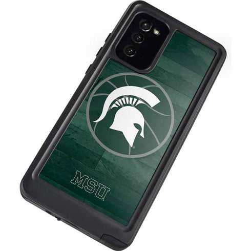 Michigan State University Basketball Courtside Galaxy Note20 5G Waterproof Case