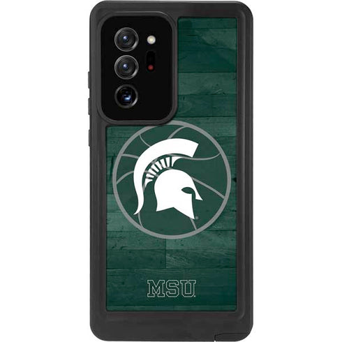 Michigan State University Basketball Courtside Galaxy Note20 Ultra 5G Waterproof Case
