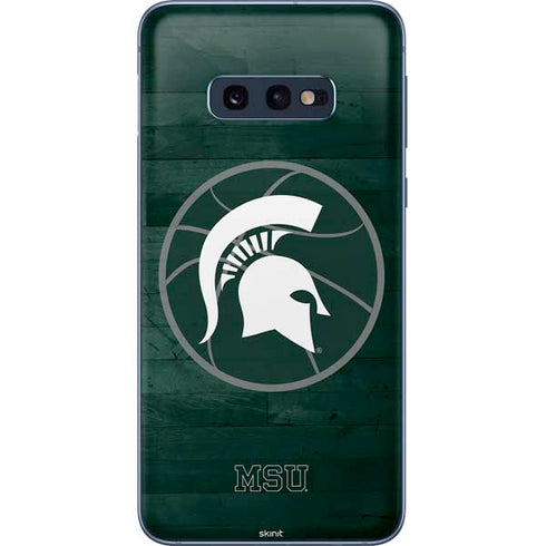 Michigan State University Basketball Courtside Galaxy S10e Skin