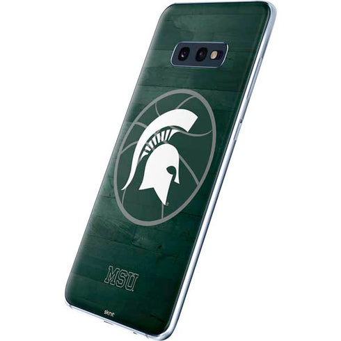 Michigan State University Basketball Courtside Galaxy S10e Skin