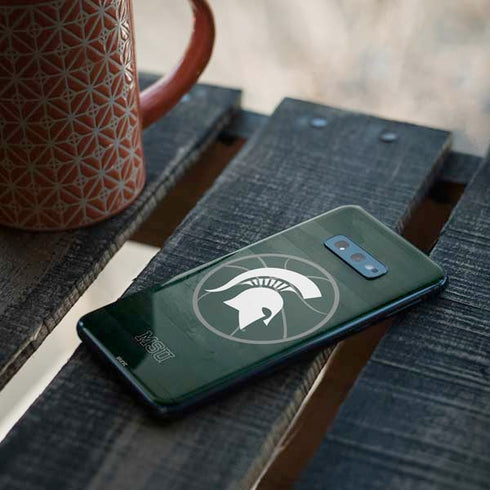Michigan State University Basketball Courtside Galaxy S10e Skin