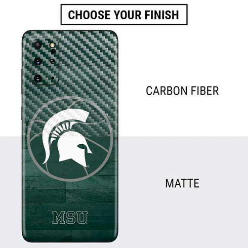 Michigan State University Basketball Courtside Galaxy S20 Plus Skin