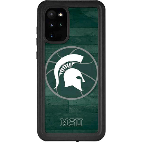 Michigan State University Basketball Courtside Galaxy S20 Plus Waterproof Case