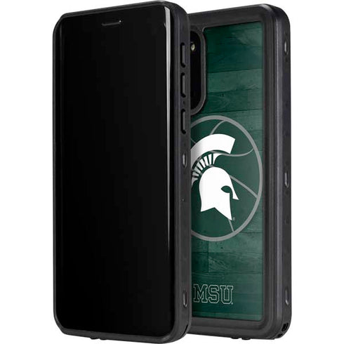 Michigan State University Basketball Courtside Galaxy S20 Plus Waterproof Case
