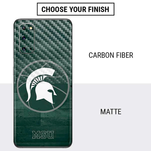 Michigan State University Basketball Courtside Galaxy S20 Skin