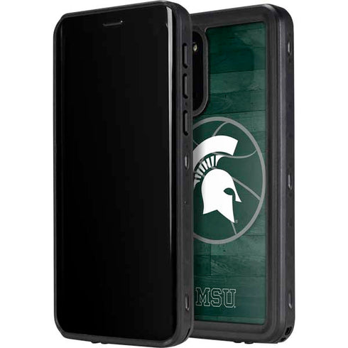 Michigan State University Basketball Courtside Galaxy S20 Waterproof Case