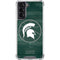 Michigan State University Basketball Courtside Galaxy S21 5G Clear Case