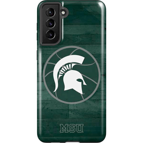 Michigan State University Basketball Courtside Galaxy S21 Plus 5G Pro Case