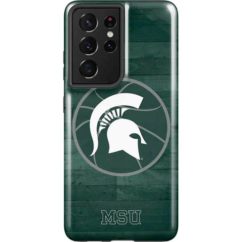Michigan State University Basketball Courtside Galaxy S21 Ultra 5G Pro Case