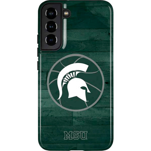 Michigan State University Basketball Courtside Galaxy S22 Plus Pro Case