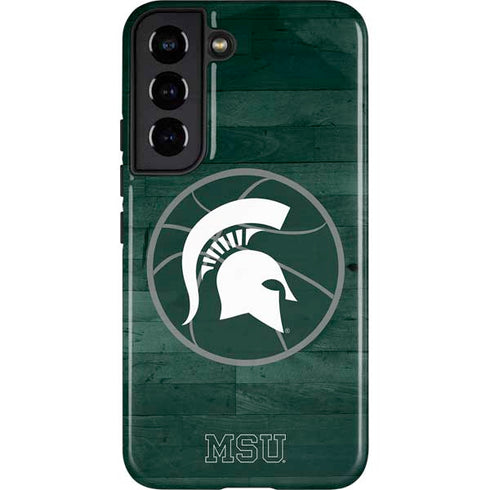 Michigan State University Basketball Courtside Galaxy S22 Pro Case