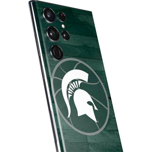 Michigan State University Basketball Courtside Galaxy S22 Ultra Skin