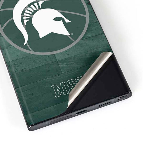 Michigan State University Basketball Courtside Galaxy S22 Ultra Skin