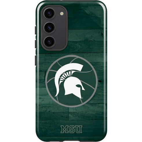 Michigan State University Basketball Courtside Galaxy S23 Plus Pro Case