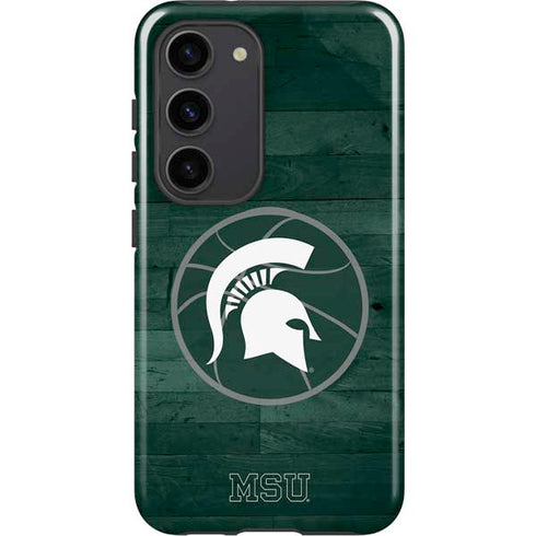 Michigan State University Basketball Courtside Galaxy S23 Pro Case