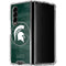 Michigan State University Basketball Courtside Galaxy Z Fold4 5G Clear Case
