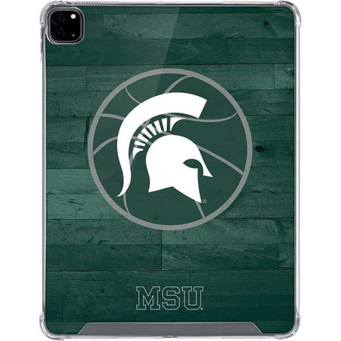 Michigan State University Basketball Courtside iPad Pro 12.9in (2020) Clear Case