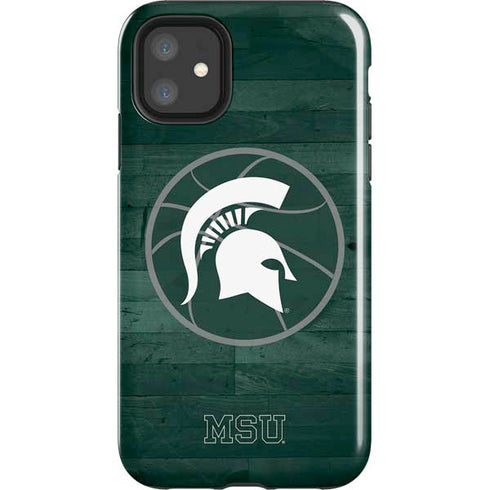 Michigan State University Basketball Courtside iPhone 11 Impact Case