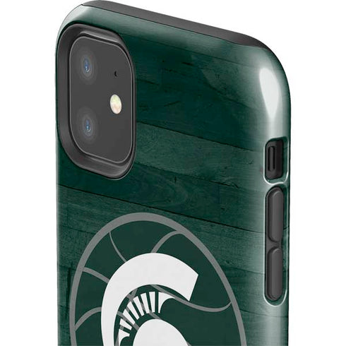 Michigan State University Basketball Courtside iPhone 11 Impact Case