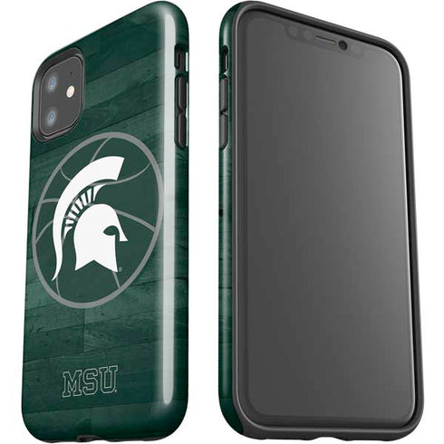 Michigan State University Basketball Courtside iPhone 11 Impact Case