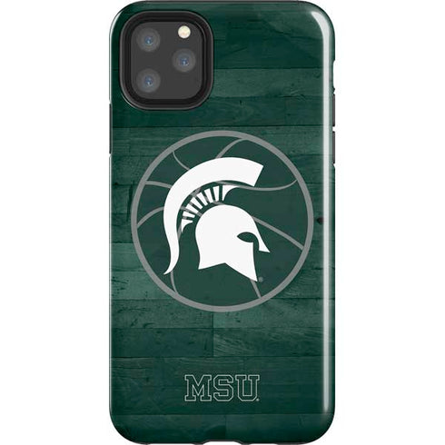 Michigan State University Basketball Courtside iPhone 11 Pro Max Impact Case
