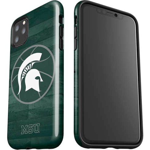 Michigan State University Basketball Courtside iPhone 11 Pro Max Impact Case