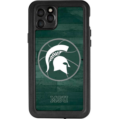 Michigan State University Basketball Courtside iPhone 11 Pro Max Waterproof Case