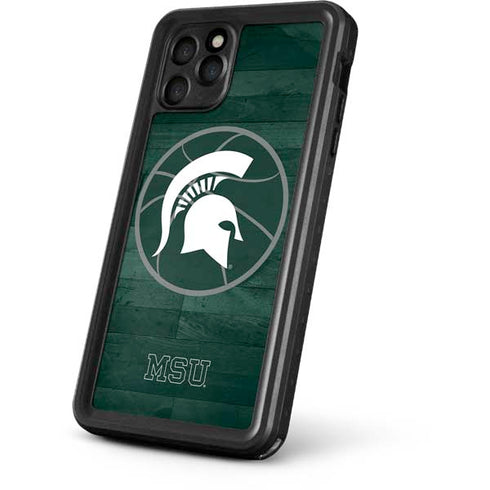 Michigan State University Basketball Courtside iPhone 11 Pro Max Waterproof Case