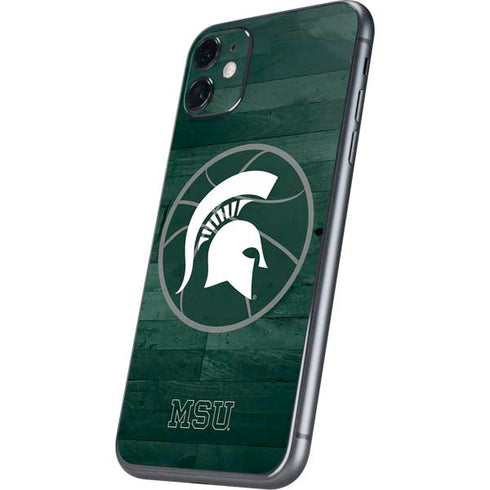 Michigan State University Basketball Courtside iPhone 11 Skin