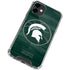 Michigan State University Basketball Courtside iPhone 12 Clear Case