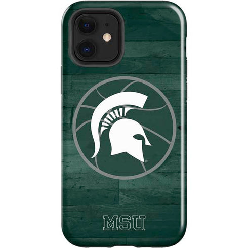 Michigan State University Basketball Courtside iPhone 12 Impact Case
