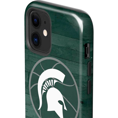 Michigan State University Basketball Courtside iPhone 12 Impact Case
