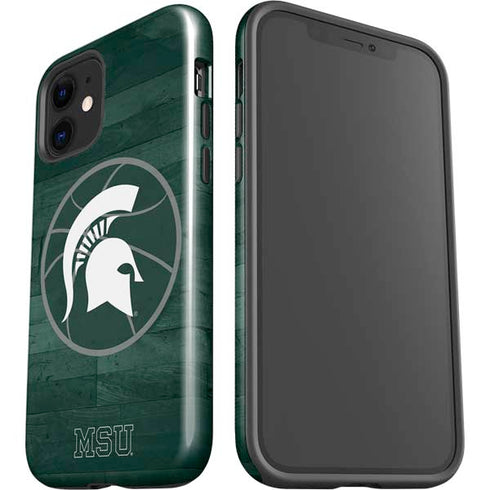 Michigan State University Basketball Courtside iPhone 12 Impact Case