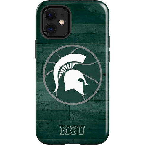 Michigan State University Basketball Courtside iPhone 12 Mini Impact Case