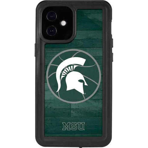 Michigan State University Basketball Courtside iPhone 12 Mini Waterproof Case